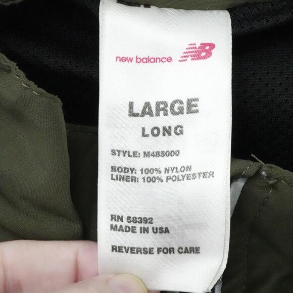 US Marines Jacket Mens Large Long New Balance Windbreaker Made USA Full Zip - Picture 3 of 14